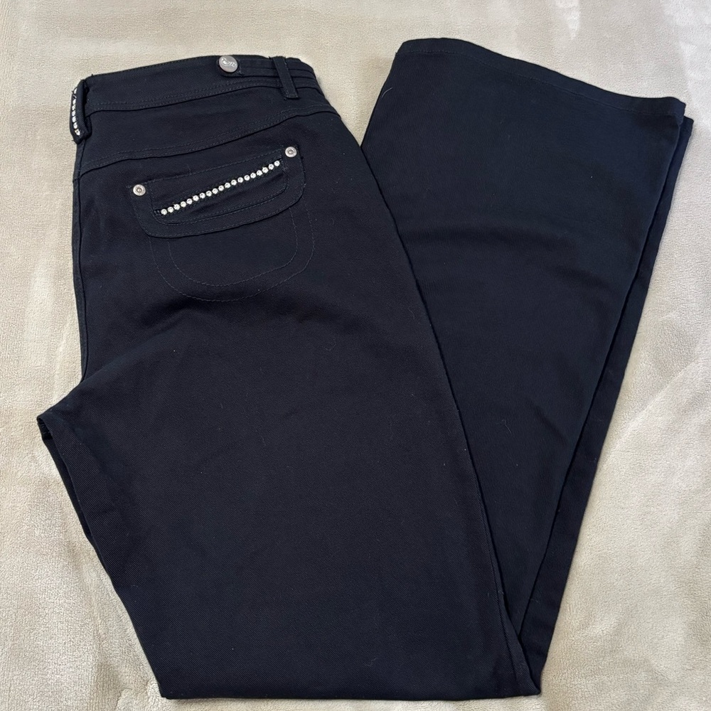 Caché Embellished Black Denim Jeans